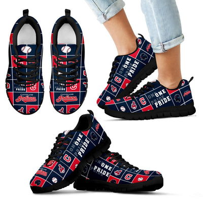 Colorful Pride Flag Cleveland Indians Sneakers