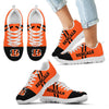 Line Stripe Logo Bottom Cincinnati Bengals Sneakers