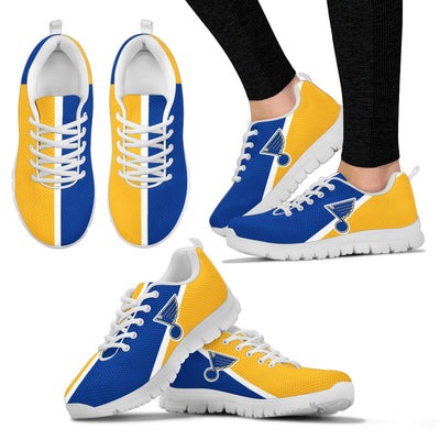 Dynamic Aparted Colours Beautiful Logo St. Louis Blues Sneakers