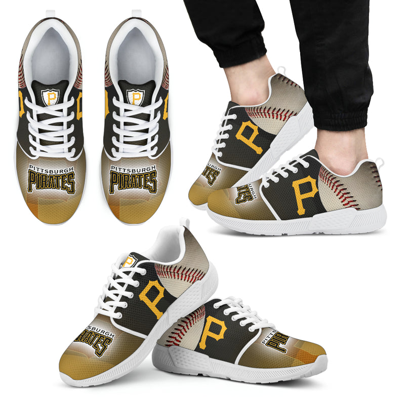 Awesome Pittsburgh Pirates Running Sneakers For Baseball Fan