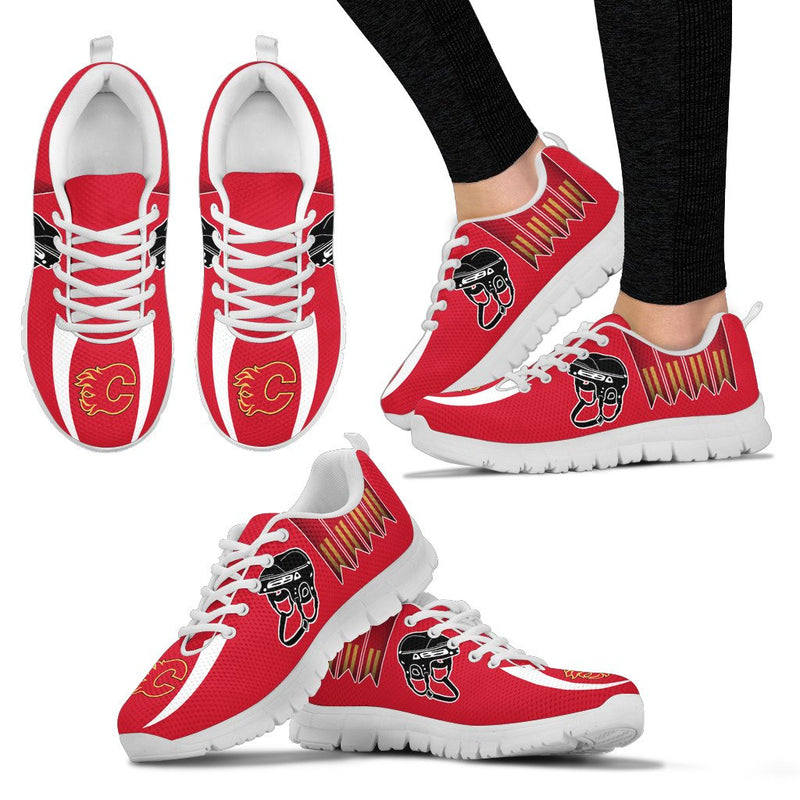 Vintage Four Flags With Streaks Calgary Flames Sneakers