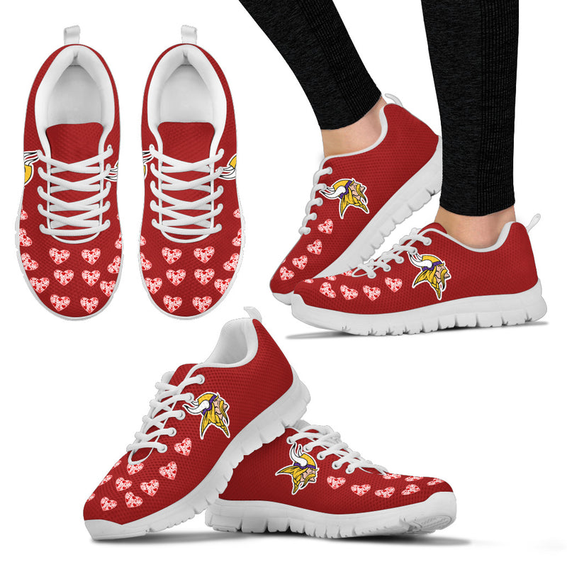 Love Extreme Emotion Pretty Logo Minnesota Vikings Sneakers