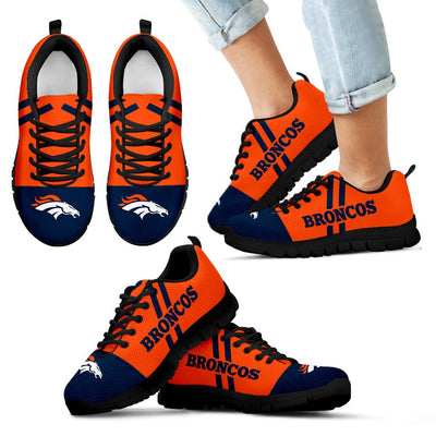 Line Stripe Logo Bottom Denver Broncos Sneakers