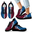 Dynamic Aparted Colours Beautiful Logo Colorado Avalanche Sneakers