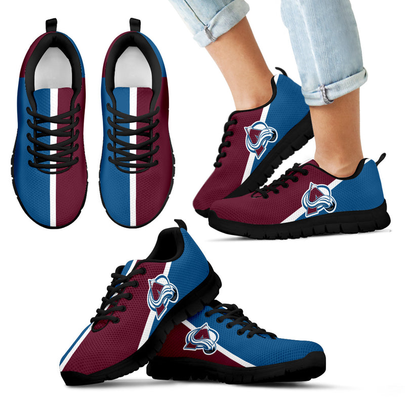 Dynamic Aparted Colours Beautiful Logo Colorado Avalanche Sneakers