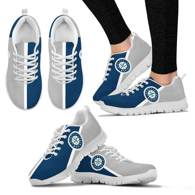 Dynamic Aparted Colours Beautiful Logo Seattle Mariners Sneakers
