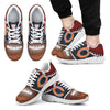 Awesome Chicago Bears Running Sneakers For Football Fan