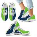Dynamic Aparted Colours Beautiful Logo Seattle Seahawks Sneakers