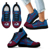 Line Stripe Logo Bottom Colorado Avalanche Sneakers