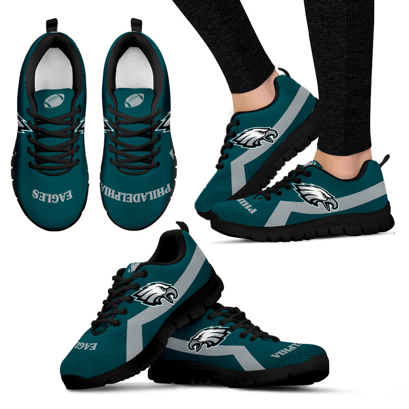 Philadelphia Eagles Line Logo Sneakers