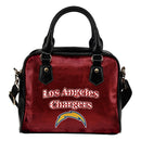 Love Icon Mix Los Angeles Chargers Logo Meaningful Shoulder Handbags