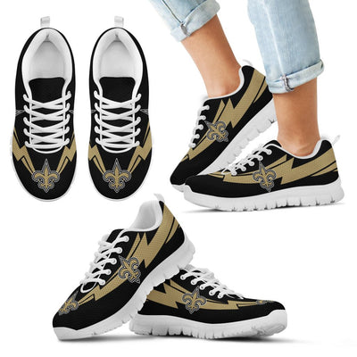 Three Amazing Good Line Charming Logo New Orleans Saints Sneakers