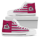 American Flag New Mexico State Aggies High Top Shoes