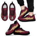 Unique Florida State Seminoles Sneakers Thunder Lightning Amazing Logo
