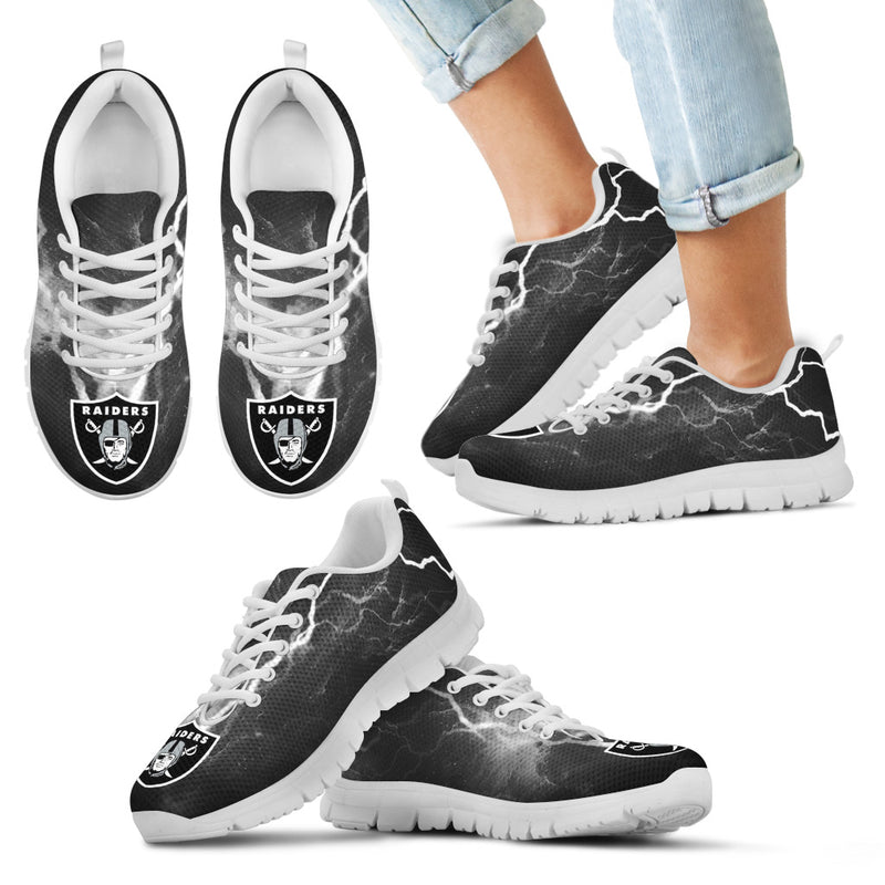 Oakland Raiders Thunder Power Sneakers