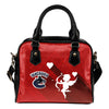Superior Cupid Love Delightful Vancouver Canucks Shoulder Handbags