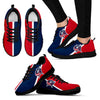 Dynamic Aparted Colours Beautiful Logo Columbus Blue Jackets Sneakers