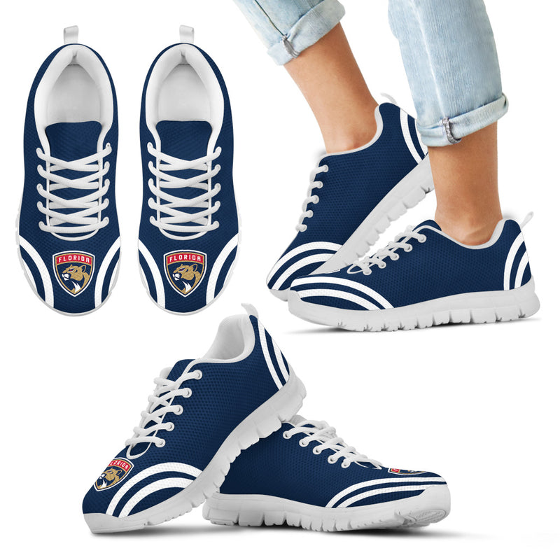 Lovely Curves Stunning Logo Icon Florida Panthers Sneakers