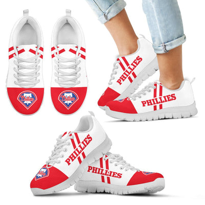 Line Stripe Logo Bottom Philadelphia Phillies Sneakers