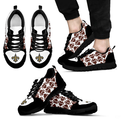 Great Football Love Frame New Orleans Saints Sneakers