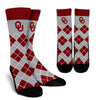 Gorgeous Oklahoma Sooners Argyle Socks