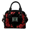 Valentine Rose With Thorns Hawaii Rainbow Warriors Shoulder Handbags