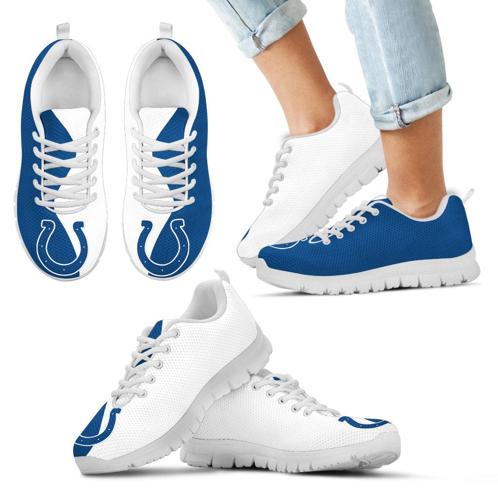 Two Colors Trending Lovely Indianapolis Colts Sneakers
