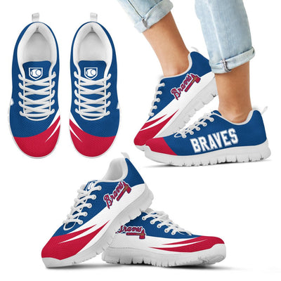 Awesome Gift Logo Atlanta Braves Sneakers