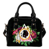 Cool Washington Redskins Shoulder Handbags Floral Rose Valentine Logo