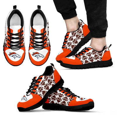 Great Football Love Frame Denver Broncos Sneakers