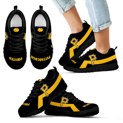 Pittsburgh Pirates  Line Logo Sneakers