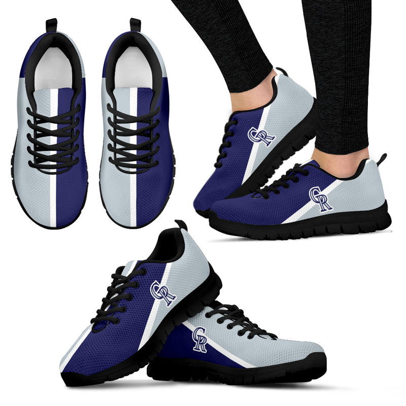 Dynamic Aparted Colours Beautiful Logo Colorado Rockies Sneakers