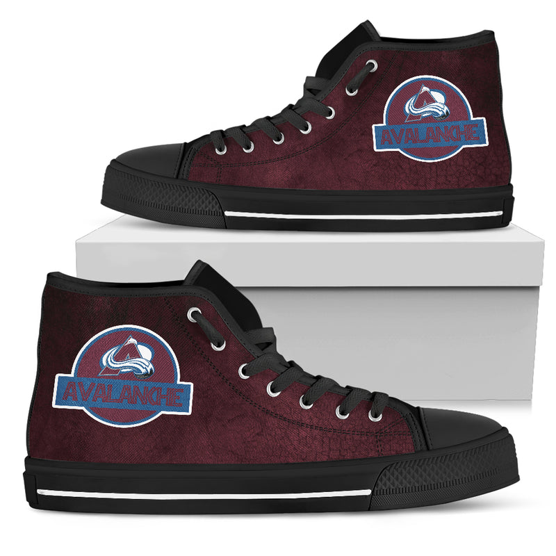 Jurassic Park Colorado Avalanche High Top Shoes V2