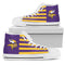 American Flag Minnesota Vikings High Top Shoes