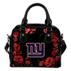 Valentine Rose With Thorns New York Giants Shoulder Handbags