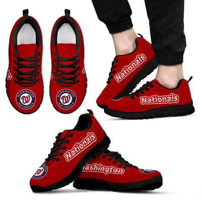 Magnificent Washington Nationals Amazing Logo Sneakers