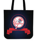 Score Art New York Yankees Tote Bags