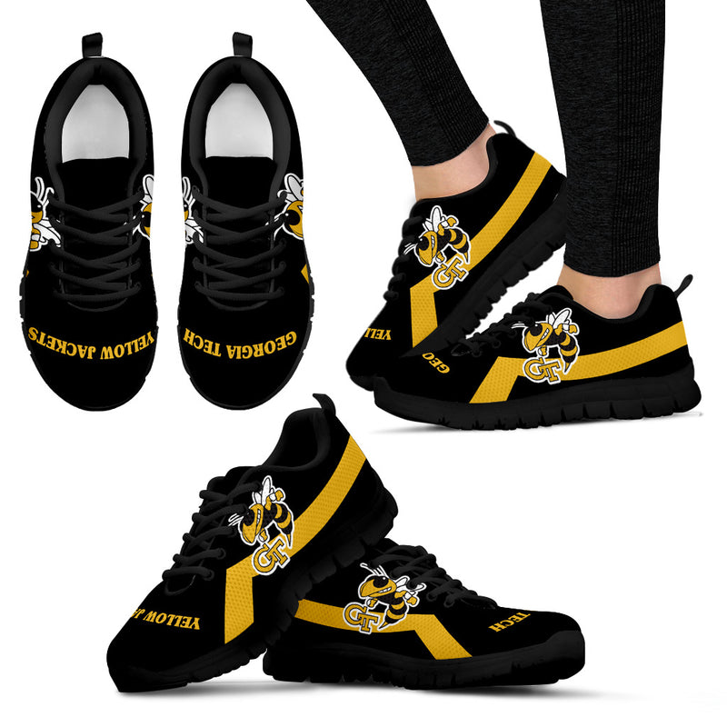 Georgia Tech Yellow Jackets Line Logo Sneakers