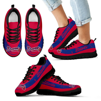 Cool Line Logo Atlanta Braves Sneakers