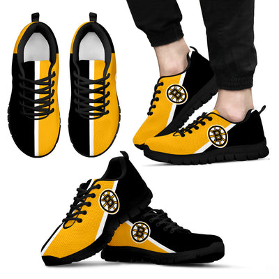 Dynamic Aparted Colours Beautiful Logo Boston Bruins Sneakers