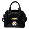 Fancy Pittsburgh Steelers Fashion Logo Lighting Cosy Shoulder Handbags