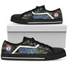 Simple Camo Texas Rangers Low Top Shoes
