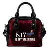 My Perfectly Valentine Fashion Los Angeles Dodgers Shoulder Handbags