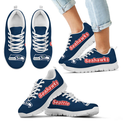 Magnificent Seattle Seahawks Amazing Logo Sneakers