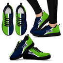 Dynamic Aparted Colours Beautiful Logo Seattle Seahawks Sneakers