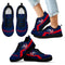 Columbus Blue Jackets Line Logo Sneakers