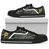 Simple Camo Pittsburgh Pirates Low Top Shoes