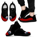 Valentine Love Red Colorful Edmonton Oilers Sneakers