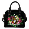 Floral Rose Valentine Logo Ottawa Senators Shoulder Handbags