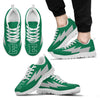 Funny Eastern Michigan Eagles Sneakers Thunder Lightning Amazing Logo